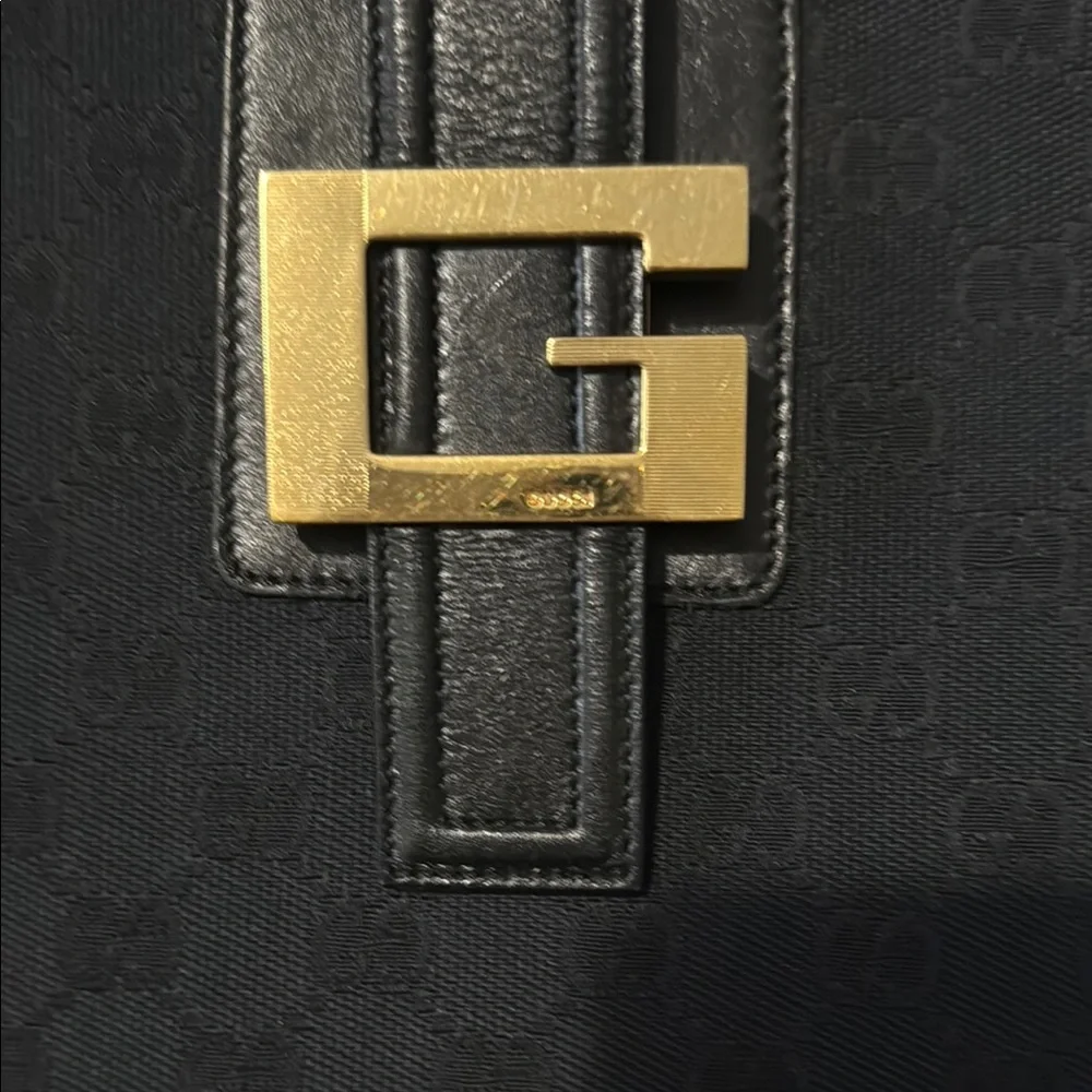 Black Designer Shoulder Bag. GUCCI - Picture 2 of 4